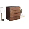 Armário de Armazenamento Simples de Madeira Maciça para Mesa Gaveta Tipo Organizador Multicamadas Caixa para Sala de Estar Entrada Pequeno Armário de Armazenamento Combinação Armário para Janela de Canto