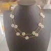 Estilo Coreano Forma Simple de Flor de Margarita Collar Pulsera Tobillera Múltiples Estilos Personalizados Joyería para Mujer Venta al por Mayor