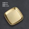 Aço Inoxidável Coreano 304 Tigela Mesa de Churrasco Louça Placa Dourada de Luz Suave Prato de Petisco Prato de Churrasco Colher Tigela de Arroz Tigela de Ramen