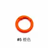 Anillo de Resorte de Aleación de Zinc Pintado, Hebilla Redonda Pequeña para Bolsos, Anillo Abierto para Joyería, Anillo de Resorte Pintado en Spray de Colores, Hebilla para Muñecas