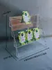 Suporte de Exibição de Cartões de Loteria Acrílico para Raspar Suporte de Armazenamento de Materiais Promocionais Publicitários Rack para Raspadinhas