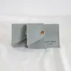 Nueva Bolsa de Terciopelo de Súper Fibra para Joyería Bolsa para Joyería Cuadrada con Broche Bolsa para Guardar Collares Anillos Bolsa de Terciopelo Se Puede Imprimir con Logo