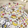 Pegatinas Lindas de Gatito y Cachorro para Cuaderno con Adhesivo Posterior, Adorables Pegatinas Pequeñas de Animales DIY para Botellas de Agua y Fundas de Teléfono, Versión Q