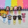 Vaca das Terras Altas Desenho Animado Estudante Papelaria DIY Divisória de Página Marcador de Página Pvc Clip de Papel Criativo Fofo Suprimentos de Escritório Transfronteiriços