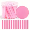 Venta caliente transfronteriza peluche en lata PVA lavado de cara esponja de pulpa de madera natural puff de limpieza comprimido cuando el agua se expande