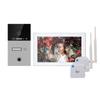 Anjielosmartwifi Halow Bridge Conexão Casa Lente 1080P Tela Sensível ao Toque Video Porteiro Campainha