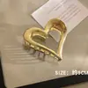 Pinza para el pelo de metal grande de tiburón de moda para mujer con un toque de alta gama, Nuevo accesorio para el pelo para la parte posterior de la cabeza