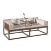 Mesa de Té Estética Dinastía Song Cama Arhat Combinación Estilo Chino Oficina Casa de Té Cabina de Madera Maciza Recepción de Lobby Mesa y Sillas para Preparar Té