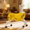 Botella de vino de vidrio de borosilicato alto, botella de whisky con forma de caballo, botella de vino de vidrio creativa de alta gama con forma de animal del zodiaco