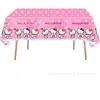 Gran Venta Decoración de Fiesta Gato KT Hello Kitty Plato Servilleta Mantel Vajilla Taza Arreglo de Fiesta