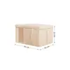Caja de Almacenamiento Plegable y Lavable, Hecha de Tablero de PP, con Tira Transparente para Ventana Delantera, Tela Oxford, Adecuada para Organizar Ropa y Colchas.