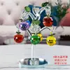Decoración de Restaurante Árbol de Manzana de Cristal Adorno para Sala de Estar Suministros de Decoración para Oficina Adorno para Muebles