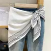 Bufanda Triangular de Seda Sintética Versátil Vintage Moda Primavera Verano Estilo Coreano Cinturón de Cintura Pañuelo para la Cabeza de Seda Retro para Mujer Estilo Delgado