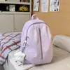 Mochila Estilo Coreano Ins Estrella Pequeña para Niñas Estudiantes de Secundaria Gama Alta Nicho No Común Alto Valor Doble Hombro