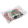 Traje de cabezal de pila de batería de coche conector de batería enfundado clip de batería terminal de batería clip de cableado poroso