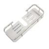 Estante de ducha de acero inoxidable Barra de ducha para inodoro Bandeja de baño Cesta de almacenamiento para ducha doméstica
