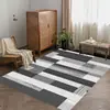 Transfronteiriço Geométrico Moderno Linha Nórdico Simples Doméstico Dornier Superfície Tapete Sala de Estar Mesa de Centro Quadrado Área ao Lado da Cama