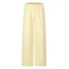 Calça casual longa de cor sólida para homens, estilo japonês, simples e versátil, vibe trendy streetwear, cintura elástica, calça esportiva de perna reta folgada