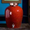Jarra de Cerámica para Fermentar Vino de Jingdezhen, Botellas de 51025 kg, Petaca de Licor, Recipiente Sellado para Vino para el Hogar, Almacenamiento en Bodega, Modelo Popular
