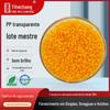 Fabricante de Shandong Masterbatch Amarelo Transparente de PP Agulha de Coleta de Sangue de Duas Asas Médica Antibacteriana Cor para Mistura de Cor de Grau Médico para Injeção