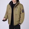 Chaqueta de Algodón con Capucha de Invierno Transfronteriza para Hombre, Marca de Moda, Corte Holgado, Engrosada, Abrigo de Algodón Relleno Cálido, Prenda Superior para Hombre, Chaqueta Acolchada de Algodón