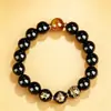 Pulseira de Jade Seda Dourada Lótus de Gelo Ágata Esmaltada Pulseira Multi-Tesouro Estilo Clareador de Cor Templo da Montanha Wutai