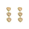 Amazon Dia da Independência Americana Brincos Longos com Franjas Amor Estilo Exagerado Personalizado Brincos Super Brilhantes Femininos Acessórios de Orelha