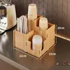 Dispensador de Copos Descartáveis Suporte de Mesa para Armazenamento de Copos de Papel Balcão de Bar Loja de Chá de Leite Sala de Recepção Suporte para Colocar Copos de Água Copos de Chá de Leite