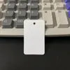 Etiqueta de Plástico Colorida Impermeable Transparente Esmerilada PVC en Blanco Lista para Usar Material de Ropa Personalizado Etiqueta Personalización 100
