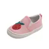 Tênis de Lona Infantil 2024 Primavera e Outono Novos Sapatos Infantis para Meninos e Meninas Bebê Jardim de Infância Sapatos para Interior