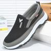 Zapatos de tela antiguos de Beijing, nuevos, antideslizantes, cómodos, para personas mayores, zapatos de montañismo para hombres, zapatos deportivos casuales de tela para personas de mediana edad y mayores.