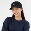 Boné de Baseball com Aba Larga e Bordado de Letra para Mulheres, Novo Estilo Primavera, Versátil, Aba Larga, Faz o Rosto Parecer Menor, Boné de Baseball de Coroa Profunda