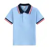 Uniforme Escolar para Estudiantes de Primaria y Secundaria Camiseta Blanca de Manga Corta Ropa de Clase para Primavera y Otoño Polo Infantil Casual Delgado Grueso de Verano