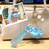 Nuevo Llavero de Gominola de Frijol con Aceite de Dibujos Animados, Lindo Colgante para Mochila de Estudiante, Decoración de Corazón Femenino, Pequeño Regalo Creativo
