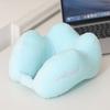 Dropshipping - Almohada Personalizada de Espuma Viscoelástica en Forma de U Transfronteriza, Esencial para Dormir en la Oficina, Almohada de Soporte para el Cuello, Almohada Cervical para Avión y Coche