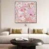 Pintura Decorativa Moderna Minimalista para Sala de Estar, Arte Abstracto Personalizado, Pintura para Colgar en Pasillo de Hotel, Pintura de Plantas para Gabinete de Entrada