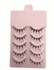 Pestañas Postizas de Tallo Duro Pueden Crear Doble Párpado para Mujeres, Estilo Natural, Pestañas Realistas, Tira Completa Pestañas Postizas Pequeño Demonio, Una Pieza