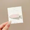 Grampo de cabelo elegante com bolinhas estilo coreano para franja, presilha lateral floral de luxo leve, acessório de cabelo tipo bobby pin