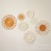 Decoração de Parede Rattan Boêmia Nórdica Ornamento de Parede Redondo para Casa de Hóspedes Sala de Estar Decoração para Pendurar na Parede