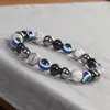 Pulsera de Piedra Ojo de Tigre Transfronteriza de Amazon, Pulsera Ojo del Diablo, Pulsera Personalizada de Ágata Negra para Hombres y Mujeres, Venta al por mayor de Joyería