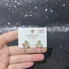 Nuevos Pendientes Geométricos de Estilo Simple para Mujer Diseño Original Galvanizado Ecológico Aguja de Plata S925 Tienda Accesorios de Compra al por Mayor
