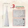 Navidad de Amazon Árbol de Navidad Translúcido Decoración Navideña Escena del Hogar Interior y Exterior Diseño Venta Directa de Fábrica