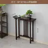 Nova Mesa Console de Entrada Estilo Chinês, Mesa Lateral Moderna Minimalista para Sala de Estar, Armário Console de Entrada Inspirado em Zen, Mesa Estreita de Oferta para Entrada