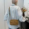 Bolso Universal Nuevo para Mujer Transfronterizo Cremallera Bolso Cuadrado Pequeño Costura Tela de Nylon Hombro Único Cruzado Bolso de Gran Capacidad