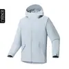 Jaqueta Enbu Primavera e Outono com Capuz e Gola Alta, à Prova de Vento, Impermeável e Respirável para Homens e Mulheres, Roupa Casual Popular para Uso ao Ar Livre