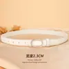 Cinturón Fino de Hebilla Nueva para Mujer, Piel Genuina, Cinturón para Jeans, Cinturón Versátil para Estudiantes Mujeres, Envío Directo de Fábrica