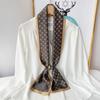 Novo Lenço Longo de Alta Qualidade Elegante para Camisa Verão Primavera Outono Feminino Profissional Fita Decorativa Lenço Fino Versátil