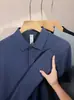 Camisas Polo de Seda Helada Refrigerantes del Fabricante, Secado Rápido, Antibacterianas, Repelentes de Mosquitos, de Manga Corta, con Cuello de Solapa, Adecuadas para Trabajo en Grupo, Se Pueden Estampar con Logo, Venta al por Mayor
