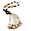 Peças de Mão de Latão Real de Boutique para Presentes Manuais Culturais e Criativos para Homens para Destino e Feliz Peças de Mão de Latão para Destino