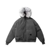 Chaqueta de Plumas con Cuello de Piel Estilo Americano Más Vendida Transfronteriza, Ropa Engrosada y Cálida para Otoño e Invierno, Fabricante Personalizado de Chaquetas Parka